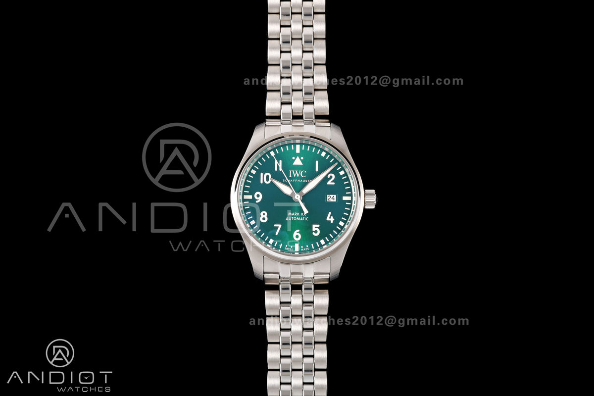 Mark XX MZF 1:1 Best Edition Green Dial on SS Bracelet A2892